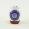 Ceramic Kitchenware characteristic Decal Design Porcelain Circle Salt and Pepper Jar
