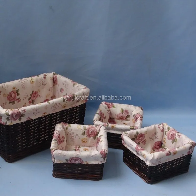 durable customize new-style split willow wicker storage basket