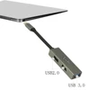 wholesale 3.1 type-c otg hub to 4 usb hub port usb c port disk card reader for notebook computer