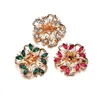 Wholesale Elegant Fashion Luxury Women brooch Jewelry Rhinestone flower Shawl Scarf Buckle Clips Brooches