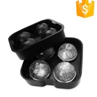 Promotion Food Grade Flexible Round Ice Cube Mold Silicone Sphere Ice Form
