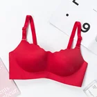 factory direct sale new explosions beautiful cotton sleep comfortable seamless simple wireless ladies bra
