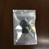 plain black aluminum foil ziplock bag