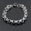 New arrival handmade mens bracelets stainless steel chainmail bracelet hand chain for men