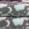 Comfortable double sides 3d printing plain coral fleece fabric for blanket knitted