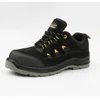 ESD injection sole black leather industrial work safety shoes in winter