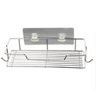 Stainless steel kitchen accessories sink holders stainless steel dish drying storage holder spice shelf rack