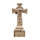 Marble Headstone Cross Cemetery Monument Design