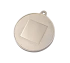 Promotional Custom Made Round Shape Silver Hockey Medallions