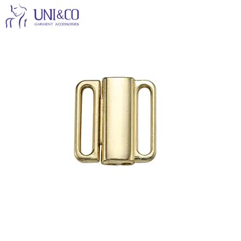 Gold Metal Swimwear Clasp Bikini Back Closure Buckle Bikini Connector