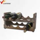 2 Tired 8 Bottle Shabby chic Rustic wooden wine rack