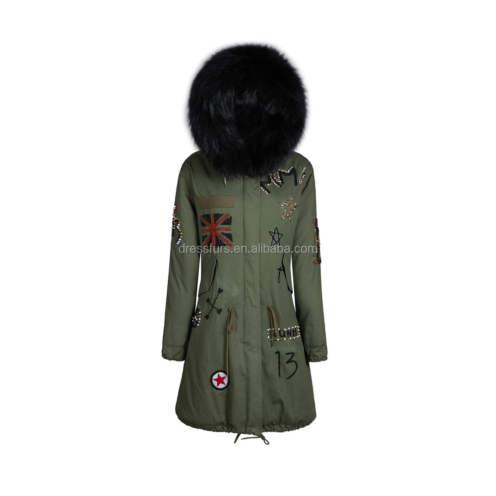 winter lady fur coat down parka from clothing manufactures