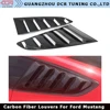 For Ford Mustang Carbon Fiber Rear Window Louvers GT350R Style Mustang Tuning Parts Carbon Tuning