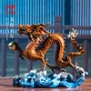 Home decor furnishing china fine artwork customize brass hand made dragon ornament