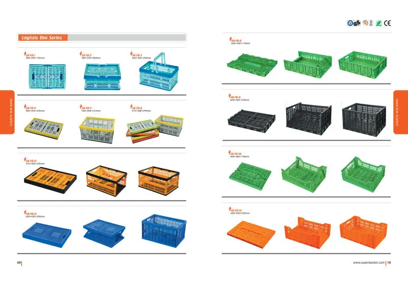 collapsible plastic crate catalog
