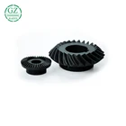 Customized size high precision small differential plastic bevel pinion gears