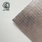 Fireproof fiberglass aluminum foil coated fabric insulation blanket blankets roll