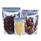 Custom Printed Stand Up Zipper Bags, Aluminum Foil Mylar Food Grade Plastic Stand Up Ziplock Bag/