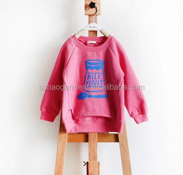 Buy in Bulk Korea style Children's cartoon long sleeve fleece t-shirts