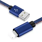 New Design Cowboy Denim Durable Cloth USB Charging Data Cable for Samsung Type-C