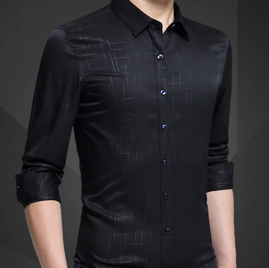 Cy30855a homens blusa novo padrão de Outono bonito camisa de manga longa