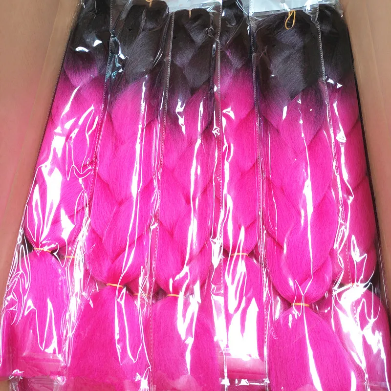 Wholesale jumbo braid 100 synthetic braiding hair, 60 colors 
Wholesale jumbo braid 100 synthetic braiding hair, 60 colors
