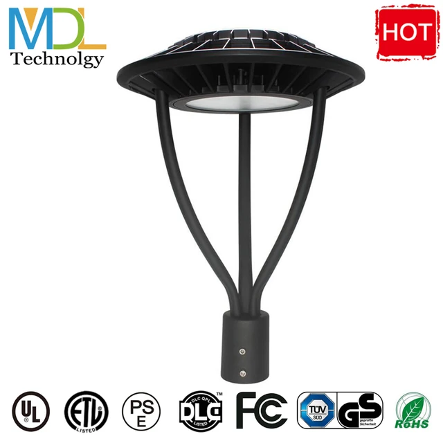 led post top lamp fitting modular design 30w 50w 60w led garden