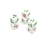 Wholesale custom plastic domino dice poker board game dice pawn