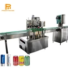 Small Scale Sprite Beverage Canning Machine / Drink Can Filling for Cola / Soda Water