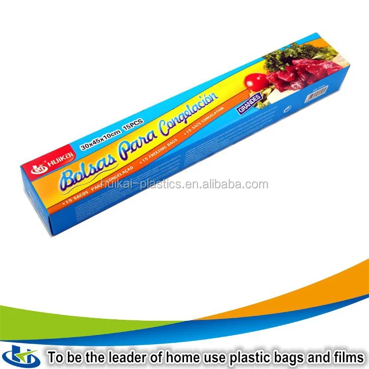 Food grade hdpe plastic freezer bags