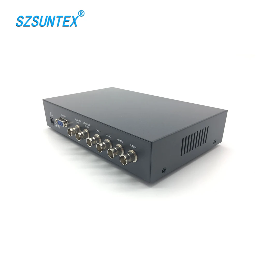 4 Channel Quad Processor ST 402V CCTV Video Multiplexers 