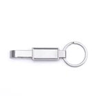 Custom made die cut bottle opener keychain