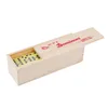 Double Six Professional Dominoes with Brass Spinner in Wooden Case