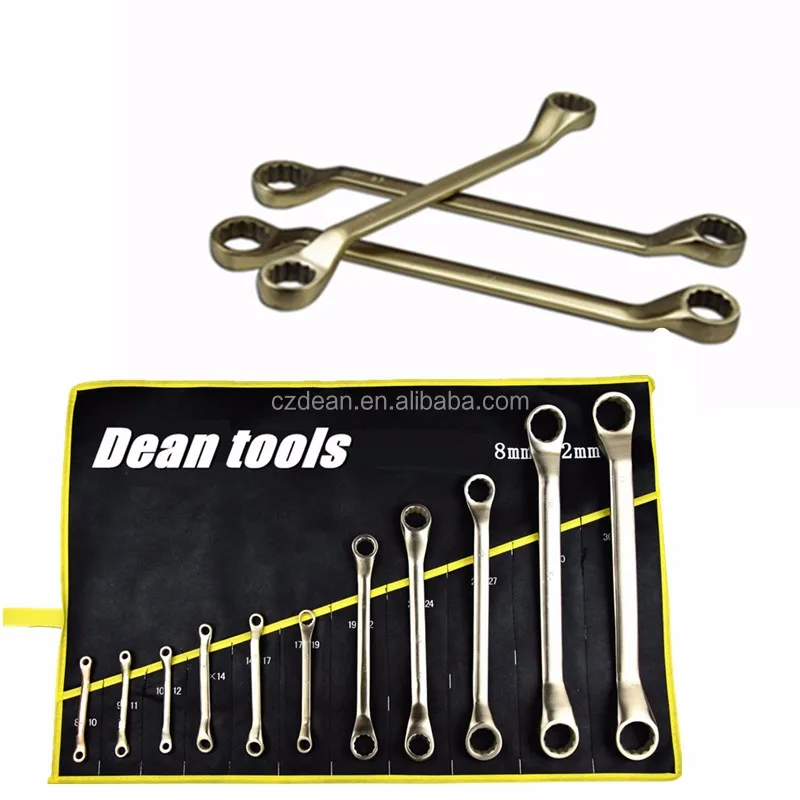 Good Non-sparking double open end Wrench/ Spanner 13pcs set