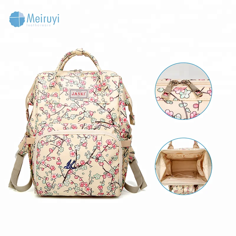 Multi-Function all over custom fabric design printed floral waterproof travel mommy nursing baby diaper bag backpack for mom
Multi-Function all over custom fabric design printed floral waterproof travel mommy nursing baby diaper bag backpack for mom