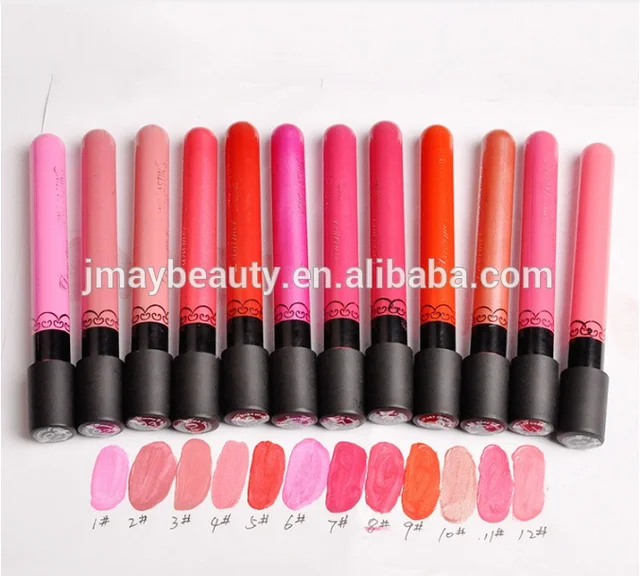 multi color waterproof long lasting lipstick pop mauve dark red