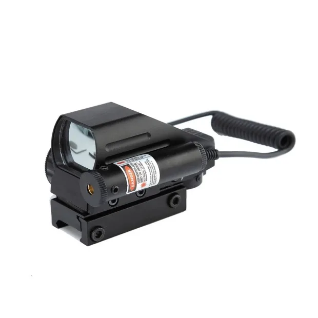 HY HD103B Tactical Reflex Red Laser 4 Reticle Holographic Projected Dot Sight Scope, Black
HY HD103B Tactical Reflex Red Laser 4 Reticle Holographic Projected Dot Sight Scope, Black