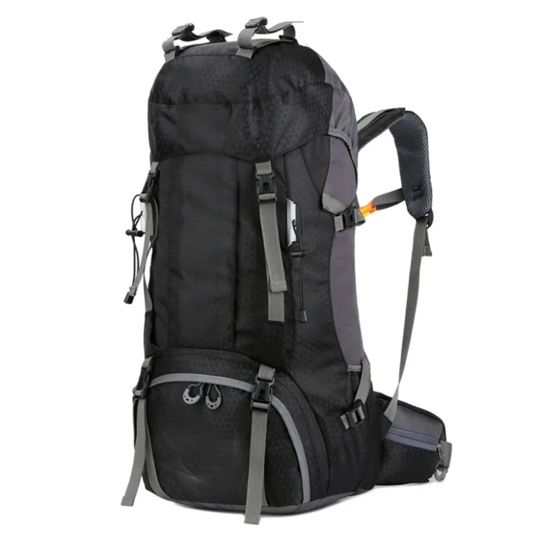 2019 Large capacity double shoulder 60L hiking outdoors mountaineering bag send rainproof cover travel hand backpack, Customized
2019 Large capacity double shoulder 60L hiking outdoors mountaineering bag send rainproof cover travel hand backpack, Customized