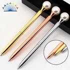 Colorful metal beautiful pearl best price promotional ball pens