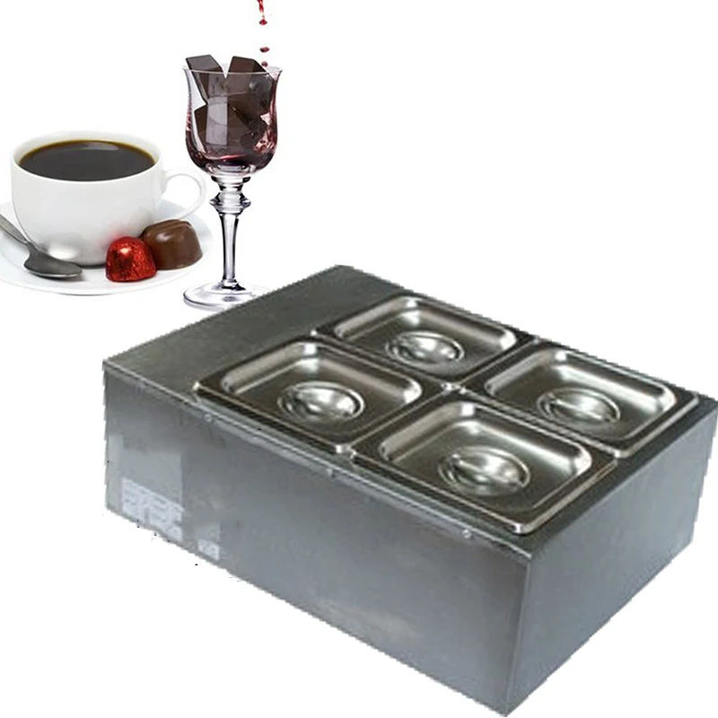 4 Stove Commercial Chocolate Stove Electric Party DIY Chocolate Melting Machine