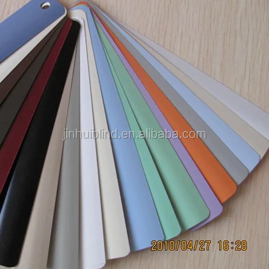 coated aluminum slats