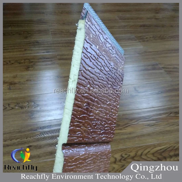 heat insulated metal pu sandwich panel for steel structure house