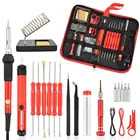 Multifunctional Electric Solder Iron Kit Screwdriver Desoldering Pump Tip Wire