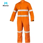 Twill Cotton Coverall With Reflective Tape Worker Uniform