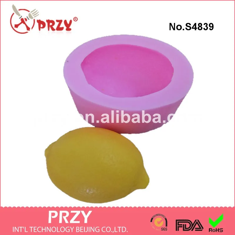 S4839 lemon silicone soap mold (3)