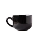 factory supply hot sell black color bone china ceramic porcelain tea / milk / coffee / espresso mug cup