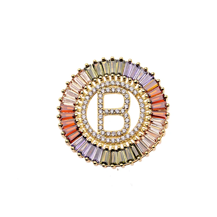 New Colorful Gold Zircon Pendant Plated Round Pendant with 26 English Letters, Gold;sliver;black;rose
New Colorful Gold Zircon Pendant Plated Round Pendant with 26 English Letters, Gold;sliver;black;rose