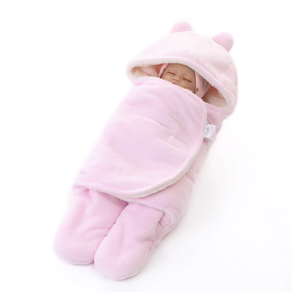 De moda bebé sacos de más grueso de bebé recién nacido bolsa de dormir para el invierno y el otoño y la primavera