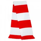 wholesale custom football plain blank knit striped scarf pattern