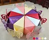 Wholesale promotional DIY creative large sweet cake box butterfly bead light triangle candy box married paper boxes